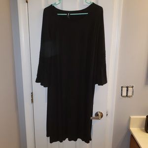 Large Agnes and Dora Black Walker Dress